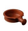 Natural Non Stick Pre Seasoned Red Clay Sauce Pot, Handi Small Size (Large) (8 Inch)
