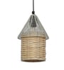 Natural Novelty Hanging Lights With  Plug Type E-14
