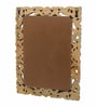 Natural Rectangle Metal Wall Hanging Mirror