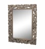Natural Rectangle Metal Wall Hanging Mirror