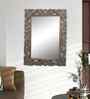 Natural Rectangle Metal Wall Hanging Mirror