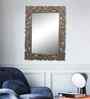 Natural Rectangle Metal Wall Hanging Mirror