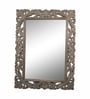Natural Rectangle Metal Wall Hanging Mirror