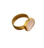 Crystal Pink Stone Set of 6 Napkin Rings