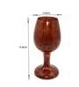 Natural Rose Wood Wine Glass