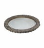 Natural Round Metal Wall Hanging Mirror