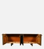 Magn Solid Wood Tv Cabinet In Green Colour