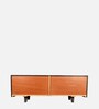 Magn Solid Wood Tv Cabinet In Green Colour