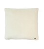 Natural Shell 100% Cotton Zig Zag 20X20 Inches Knitted Cushion Cover With Filler