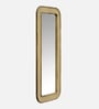 Natural Solid Wood Cane Mirror 5 Ft. Rectangular Wall Mirror