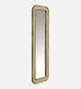 Natural Solid Wood Cane Mirror 6 Ft. Rectangular Wall Mirror