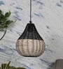 Natural Teardrop Hanging Lights With  Plug Type E-14
