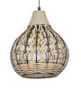 Natural Teardrop Hanging Lights With  Plug Type E-14