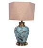 Natural Touch Table Lamp with Diamond shaped Beige Shade