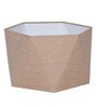Natural Touch Table Lamp with Diamond shaped Beige Shade