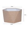 Natural Touch Table Lamp with Diamond shaped Beige Shade