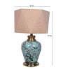 Natural Touch Table Lamp with Diamond shaped Beige Shade