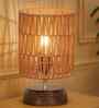 Natural Weave Rope Cross Table Lamp