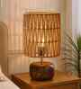 Natural Weave Rope Cross Table Lamp