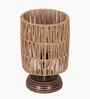Natural Weave Rope Cross Table Lamp