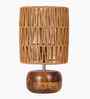 Natural Weave Rope Cross Table Lamp