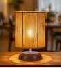 Natural Weave Rope Straight Table Lamp