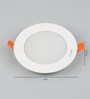 Natural White 12 Watts LED Aluminium Round Panel Down Light