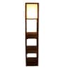 Natural Wood Floor Lamp With Shade Bulb Included E-27