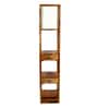 Natural Wood Floor Lamp With Shade Bulb Included E-27