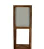 Natural Wood Floor Lamp With Shade Bulb Included E-27