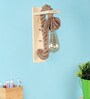 Pisa Jute & Wood Novelty Wall Light (Pine Wood Finish)