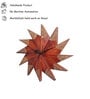 Natural Wood Wood Hand Carving Decorative Novelty Wall Clock