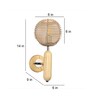 Francis Natural Wood Wood Wall Sconces