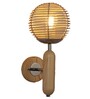 Francis Natural Wood Wood Wall Sconces