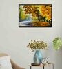 Nature Blessings Multicolour Synthetic Wood Framed Canvas Wall Painting