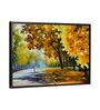 Nature Blessings Multicolour Synthetic Wood Framed Canvas Wall Painting