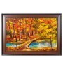 Nature Multicolour MDF Framed Wall Painting