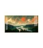 Nature Peaceful Glass Finish Horizontal Wall Art