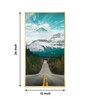 Nature's Gateway Road Glass Finish Vertical Wall Art