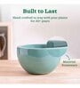 Nature's Hum Fat Extra Small Aqua Ceramic Planter