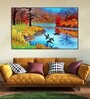 Nature Scenery Multicolour Canvas Art Print