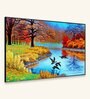 Nature Scenery Multicolour Canvas Art Print
