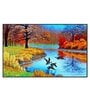 Nature Scenery Multicolour Canvas Art Print