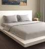 Naturelle Silver 100% Cotton 108x90 Double Bed Duvet Cover