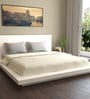 Naturelle Cream 100% Cotton Double Bed Duvet Cover