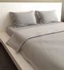 Naturelle Silver 100% Cotton 108x90 Double Bed Duvet Cover