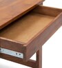 Nauka Solid Wood Study Table in Teak Finish