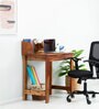 Nauka Solid Wood Study Table in Teak Finish