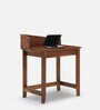 Nauka Solid Wood Study Table in Teak Finish