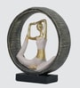 Naukasana Yoga Figurine | Resin Material | On Base used Felt for Grip and Table Protect | Ideal for Table Decor and Shelves Showpiece